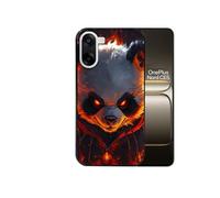 Coque noire pour Nord CE5 avec motif panda very angry