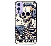 Coque Noire Pour Oneplus 9 Tete De Mort Gamer