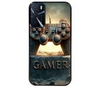 Coque Noire Pour Oppo A16 Motif Gamer Vintage