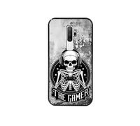 Coque noire pour OPPO A5 A9 2020 avec motif mort gamer
