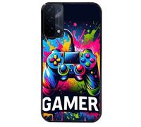 Coque Noire Pour Oppo A54 5g Et A74 5g Gamer