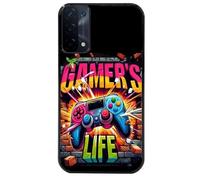 Coque Noire Pour Oppo A54 5g Et A74 5g Gamer Life