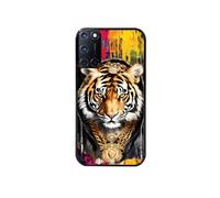 Coque noire pour Oppo A72 4G avec motif tigre style hip hop