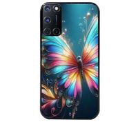 Coque Noire Pour Oppo A72 4g Motif Papillon Arc