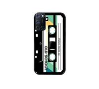 Coque noire pour Oppo A72 4G personnalisable avec motif cassette vintage