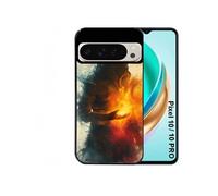 Coque noire pour PIXEL 10 et 10 PRO avec motif sorcier de feu