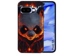 Coque Noire Pour Pixel 9a Motif Panda Very Angry