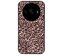 Coque Noire Pour Redmi A3 Leopard Rose