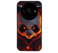Coque Noire Pour Redmi A3 Motif Panda Very Angry
