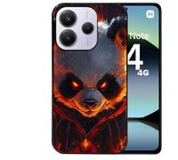 Coque Noire Pour Redmi Note 14 4g Motif Panda Very Angry