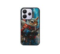 Coque noire pour Redmi Note 14 5G avec motif ecureuil squirrel 2