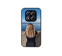 Coque noire pour Redmi Note 14 PRO 5G et PRO PLUS avec votre photo personnalisee