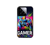 Coque noire pour Xiaomi 14 avec motif gamer