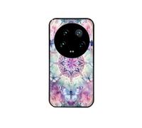 Coque noire pour Xiaomi 14 ULTRA avec motif papillon mandala