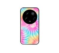 Coque noire pour Xiaomi 14 ULTRA avec motif tie dye