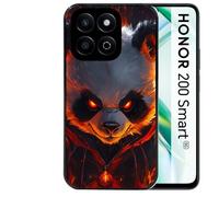 Coque noire Taperso pour Honor 200 SMART avec motif panda very angry