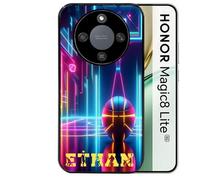 Coque noire Taperso pour Magic 8 LITE avec motif basket electro personnalisee