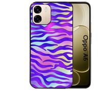 Coque noire Taperso pour Oppo A6 et A6X 4G 5G avec motif zebre color