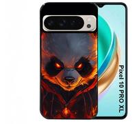 Coque noire Taperso pour PIXEL 10 PRO XL avec motif panda very angry