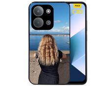 Coque noire Taperso pour POCO C85 avec votre photo personnalisee