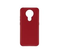 Coque Nokia 3.4 Flexible Antichoc Finition Mat Anti-traces rouge