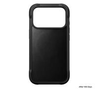 Coque pour iPhone 17 Pro MagSafe en Cuir Horween Rigide Antichocs Noir