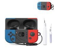 Coque NOUKAJU pour Technics EAH-AZ100 pour écouteurs sans fil (avec mousqueton, cordon et stylo de nettoyage) anti-chutes, anti-rayures et anti-chocs pour Technics EAH-AZ100 (consoles de jeu)