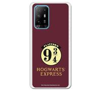 Coque officielle Harry Potter compatible avec Oppo A94 5G avec motif Poudlard Express Anden 9 - Coque en silicone TPU souple transparente