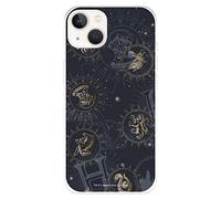 Coque officielle Harry Potter pour iPhone 14, badges constellation pour protéger votre téléphone portable, coque en silicone souple pour iPhone avec licence officielle Harry Potter