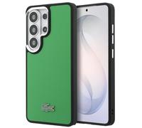 Coque officielle LACOSTE Galaxy S26 ULTRA série Petit Piqué Métal Logo MagSafe vert