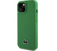 Coque Officielle Lacoste Iphone 15 Petit Pique Woven Vert Magsafe