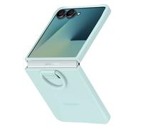 en silicone avec anneau selfie Bleu nuit pour Galaxy Z Flip 7