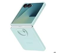 Original Coque en silicone Ring pour Samsung Galaxy Z Flip 7 - Blue