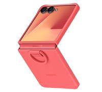 Original Coque en silicone Ring pour Samsung Galaxy Z Flip 7 - Red