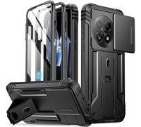 Poetic Revolution Coque pour OnePlus 13 5G, Coque d'appareil Photo coulissante, Protection d'écran intégrée [Fonctionne avec Identification d'empreintes digitales], [2 Cadres Avant] Coque de