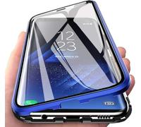 Coque Oneplus 7t 360° Protection Intégrale ¿ Verre Trempé Avant/Arrière Transparent + Bumper Métal Aimanté, Antichoc Et Compatible Charge Sans Fil