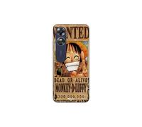 Coque Oppo A17 One Piece Wanted Poster Monkey D. Luffy
