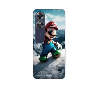 Coque Oppo A17 super mario bros Mario