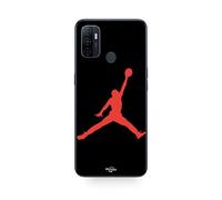 Coque Oppo A32 Jordan Logo 23 Nike Basketball Couleur Rouge