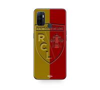 Coque Oppo A32 Rcl Lens Logo Fond Jaune Et Rouge