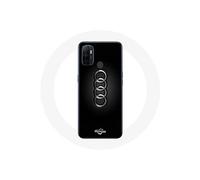 Coque Oppo A53 Audi Logo cache moyeu fond noir