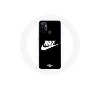 Coque Oppo A53 Nike Logo blanc fond Noir