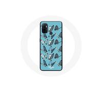 Coque Oppo A53 papillons Fond bleu