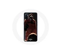 Coque Oppo A53 Squid Game Soldat Rouge avec Masque Triangle