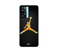 Coque Oppo A57 4g Jordan Logo 23 Nike Basketball Couleur Dorée