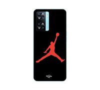 Coque Oppo A57 4G Jordan logo 23 nike basketball couleur rouge