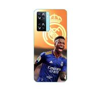 Coque Oppo A57 4g Vini Jr Wallpaper Real Madrid Bleu Et Jaune