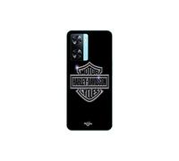 Coque Oppo A57s 4G Harley Davidson logo motor sycles gris front noir
