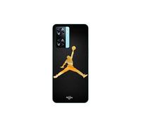 Coque Oppo A57s 4G Jordan logo 23 nike basketball couleur dorée