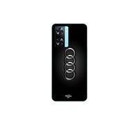 Coque Oppo A57s 4G Logo de voiture Audi front noir